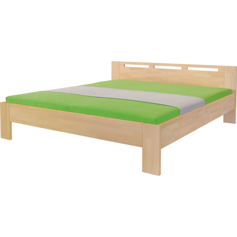 Moderná dizajnová posteľ VELIA z masívneho bukového dreva | postelerosty.sk