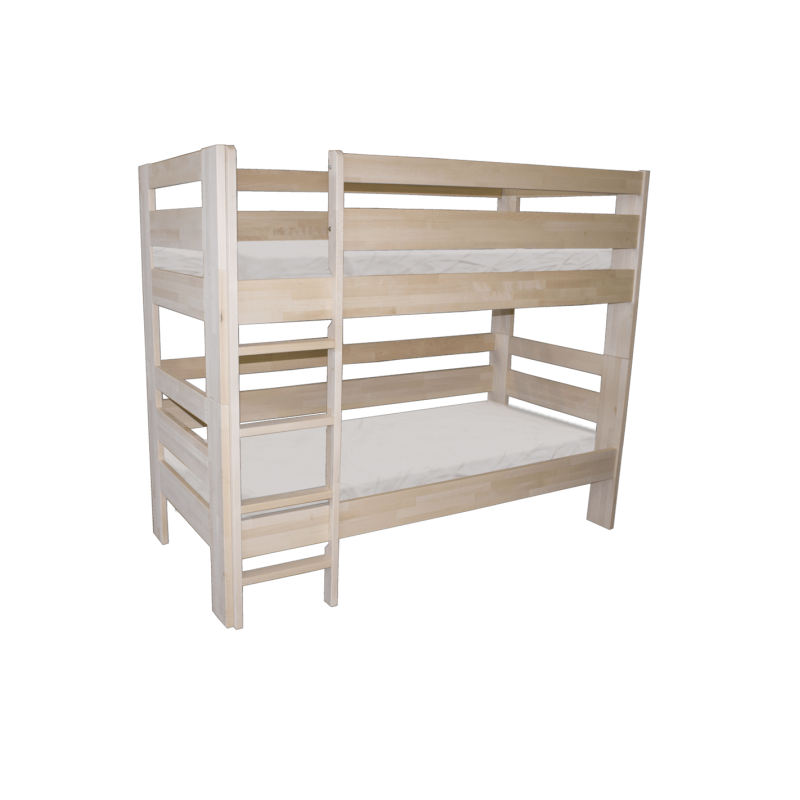 posteľ z masívneho bukového dreva