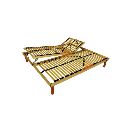 Set nepolohovateľného a polohovateľného lamelového roštu