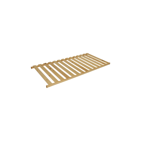 nepolohovateľný rošt v ráme zo 14 masívnych smrekových latiek