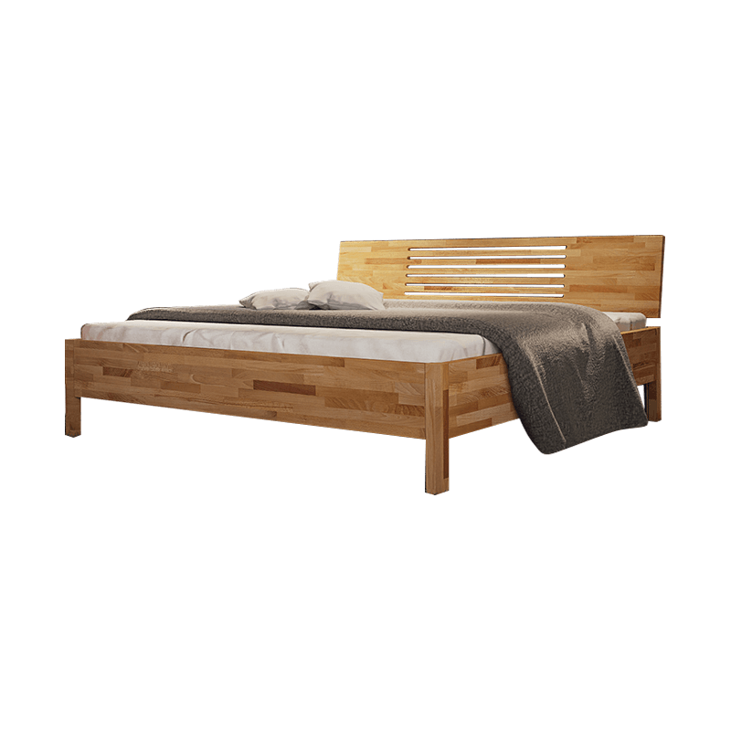 Dizajnová posteľ CALVINA z masívneho bukového dreva | postelerosty.sk