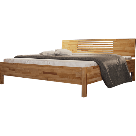 Dizajnová posteľ CALVINA z masívneho bukového dreva | postelerosty.sk