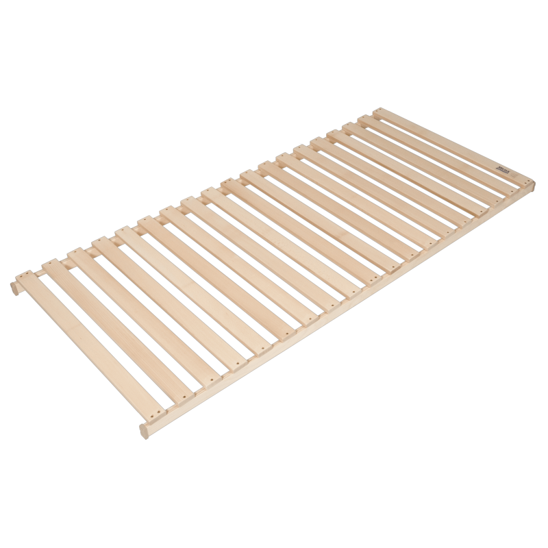 nepolohovateľný rošt v ráme z 19 masívnych bukových latiek