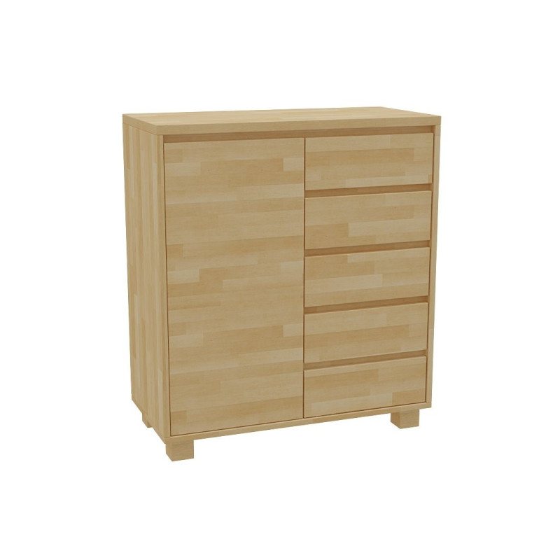 Komoda z bukového masívu zo zásuvkami | postelerosty.sk