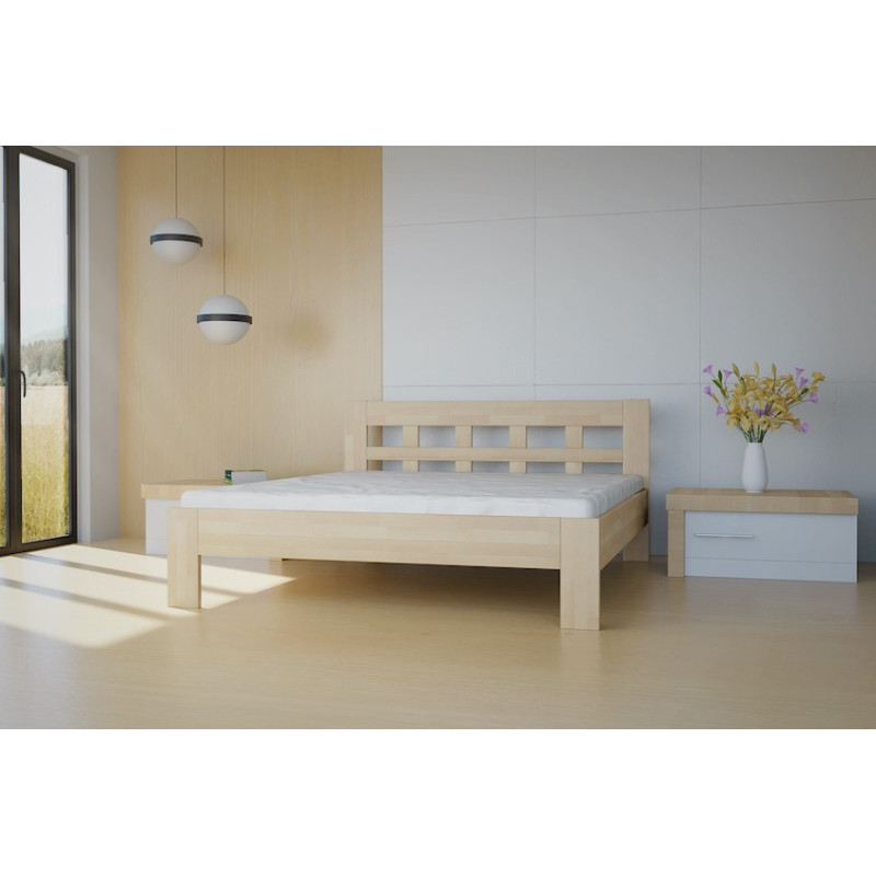 Posteľ DELANNA z bukového masívu | Mrava.sk