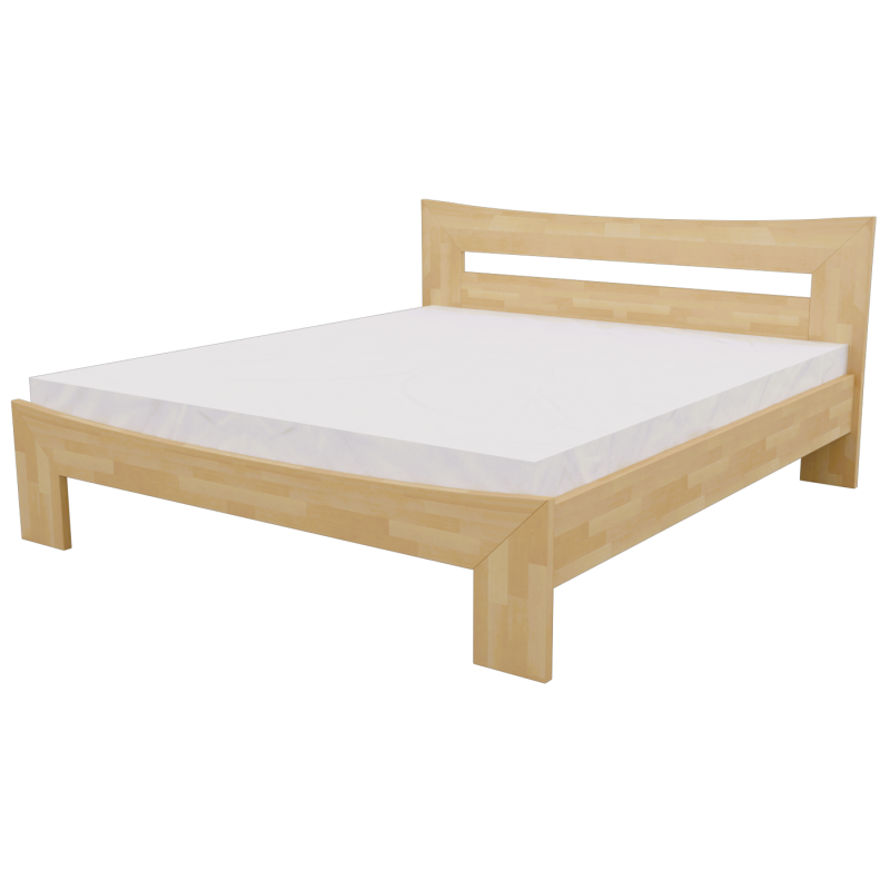 Jednoduchá moderná posteľ SOFIA z bukového masívu | Mrava.sk