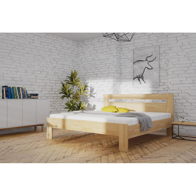 Kvalitná slovenská posteľ Vitalia z bukového masívu | Mrava.sk