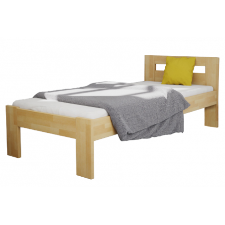 Jednoduchá posteľ JUNIOR z masívneho bukového dreva | Mrava.sk