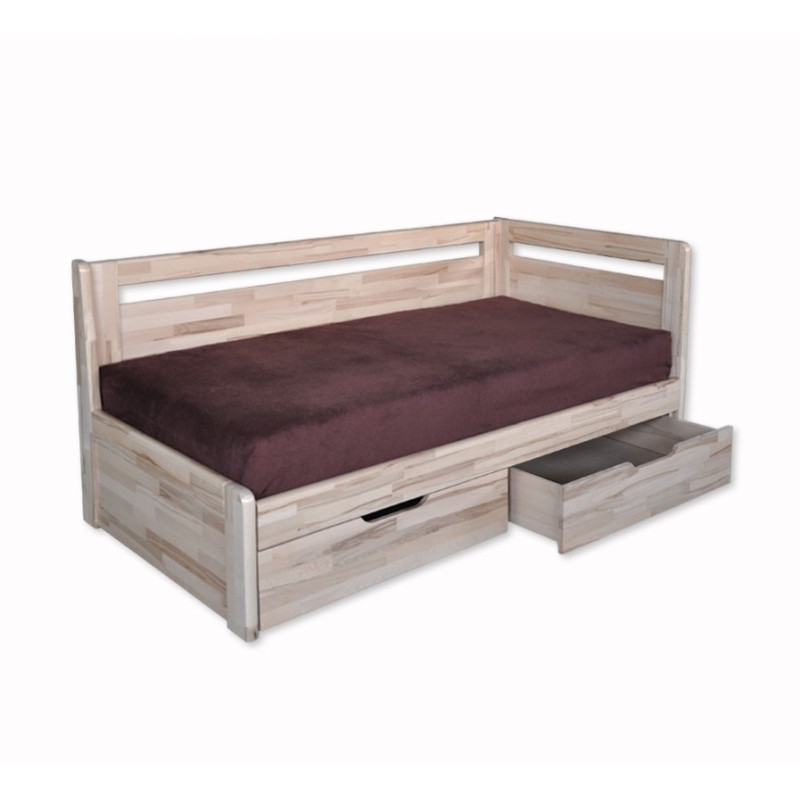 Rozkladacia multifunkčná posteľ KOMBI vyrobená z masívneho bukového dreva | shop.mrava.sk